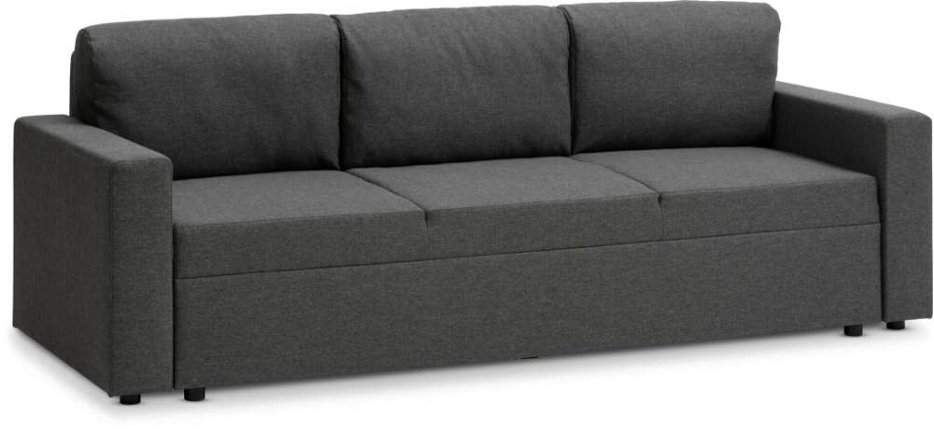 Sofa Cama Marslev 3 Cuerpos - Gris Oscuro 