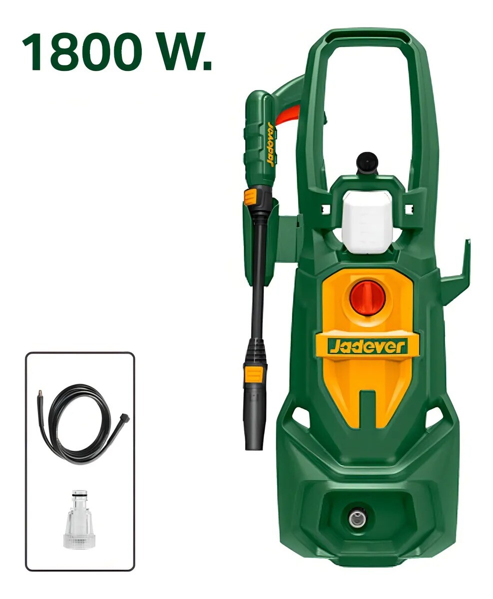 Hidrolavadora de Alta Presión Jadever 130 Bar 1800W 