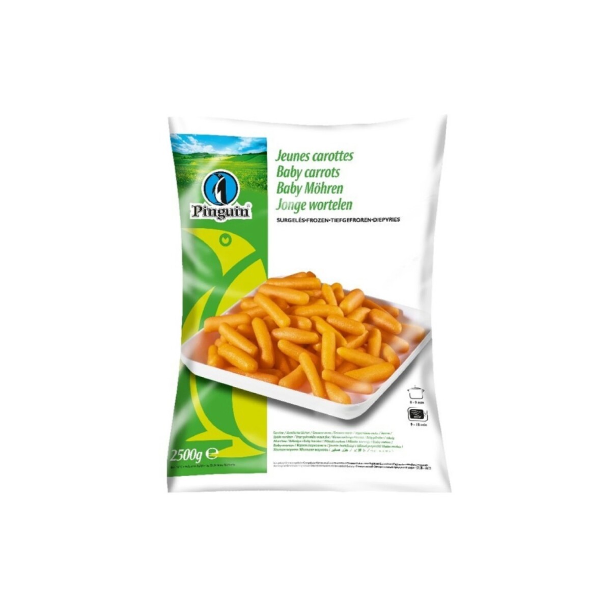 Zanahorias Baby enteras Pinguin - 2.5kg 