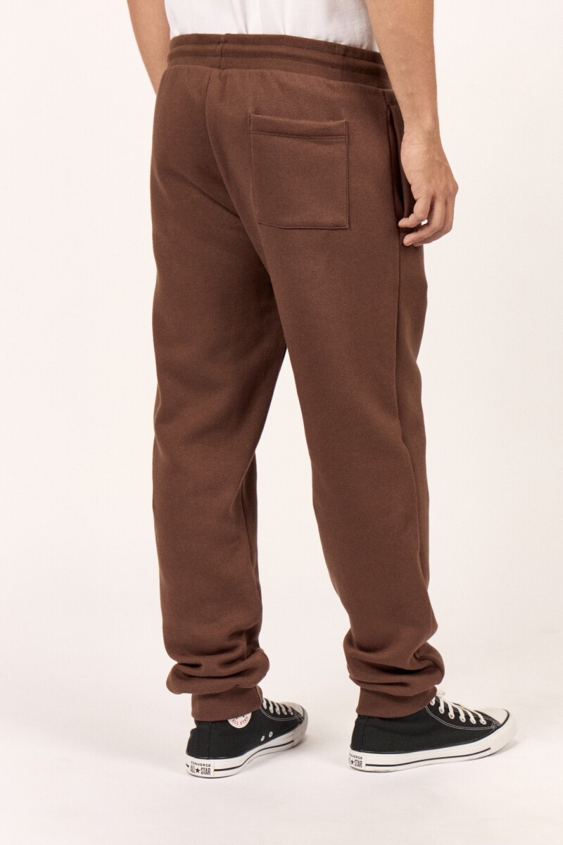 JOGGING CORE EMB COLOR REG H-marron