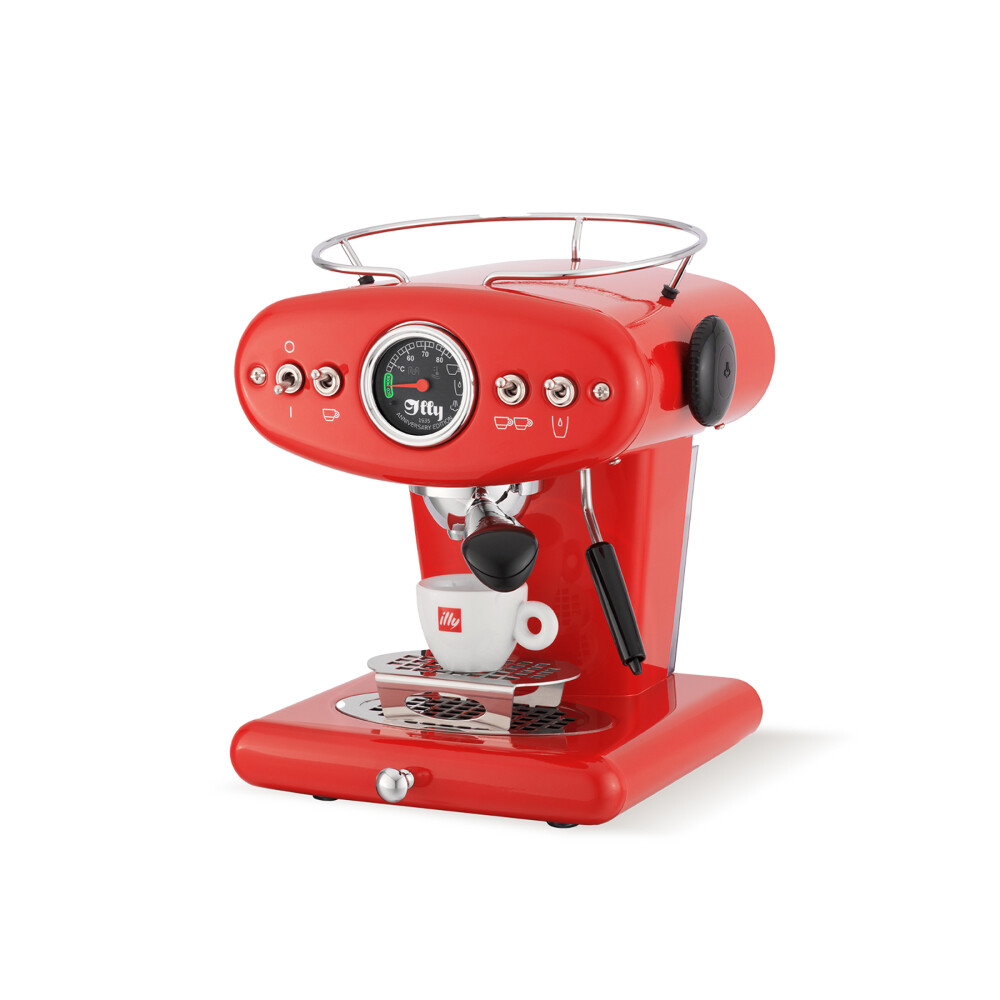 Máquina de Espresso Roja X1 Anniversary - E.S.E. & Molido Máquina de Espresso Roja X1 Anniversary - E.S.E. & Molido