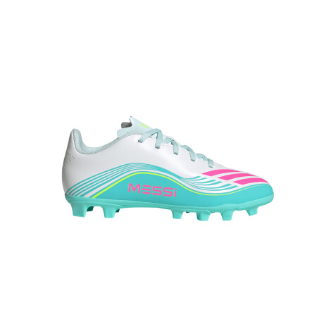 Championes adidas F50 Messi FG/MG de Niño White Light Blue