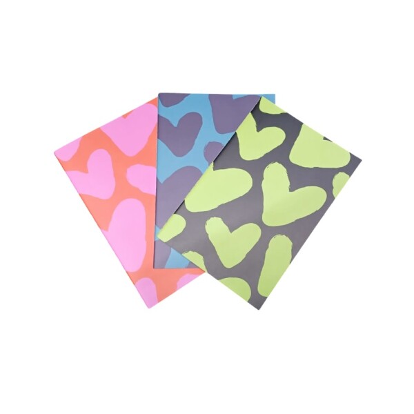 Cuaderno corazones 3pcs Cuaderno corazones 3pcs
