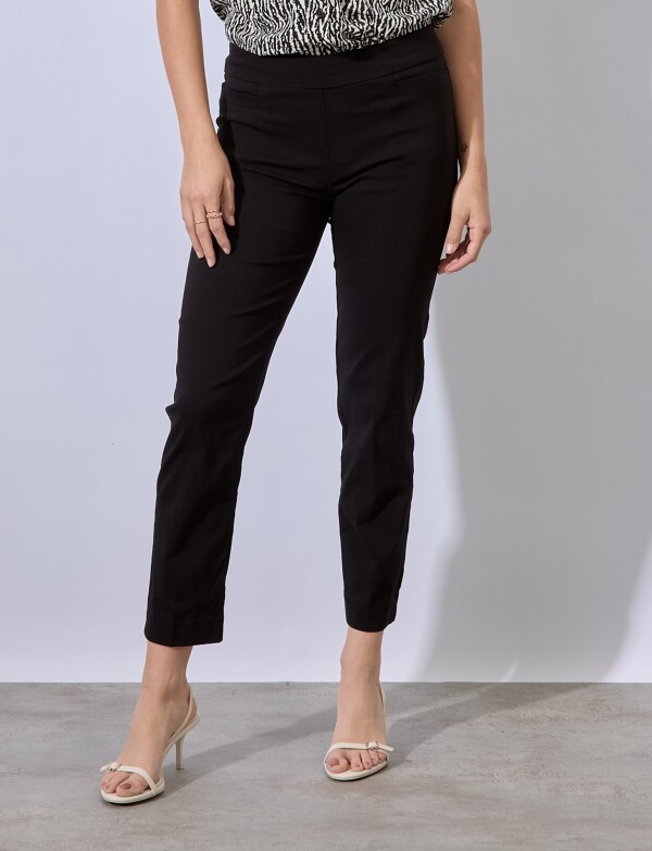 Pantalon Recto Modelador NEGRO