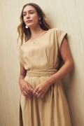 VESTIDO SILMA Tostado