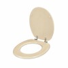Tapa inodoro Beige en MDF con herraje metálico Tapa Inodoro Beige En Mdf Con Herraje Metálico