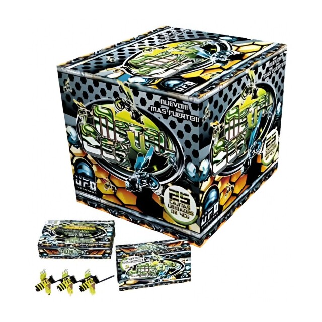 ABEJITA UFO METAL BEE DISP 20X4PCS ABEJITA UFO METAL BEE DISP 20X4PCS