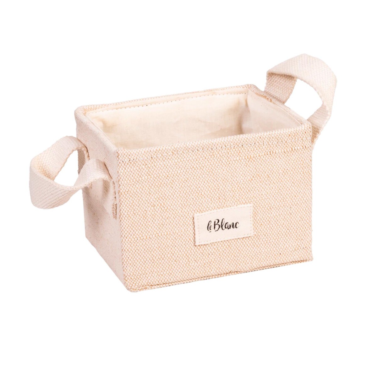 CAJA ORGANIZADORA - SMALL ALGODON NATURAL-BEIGE 