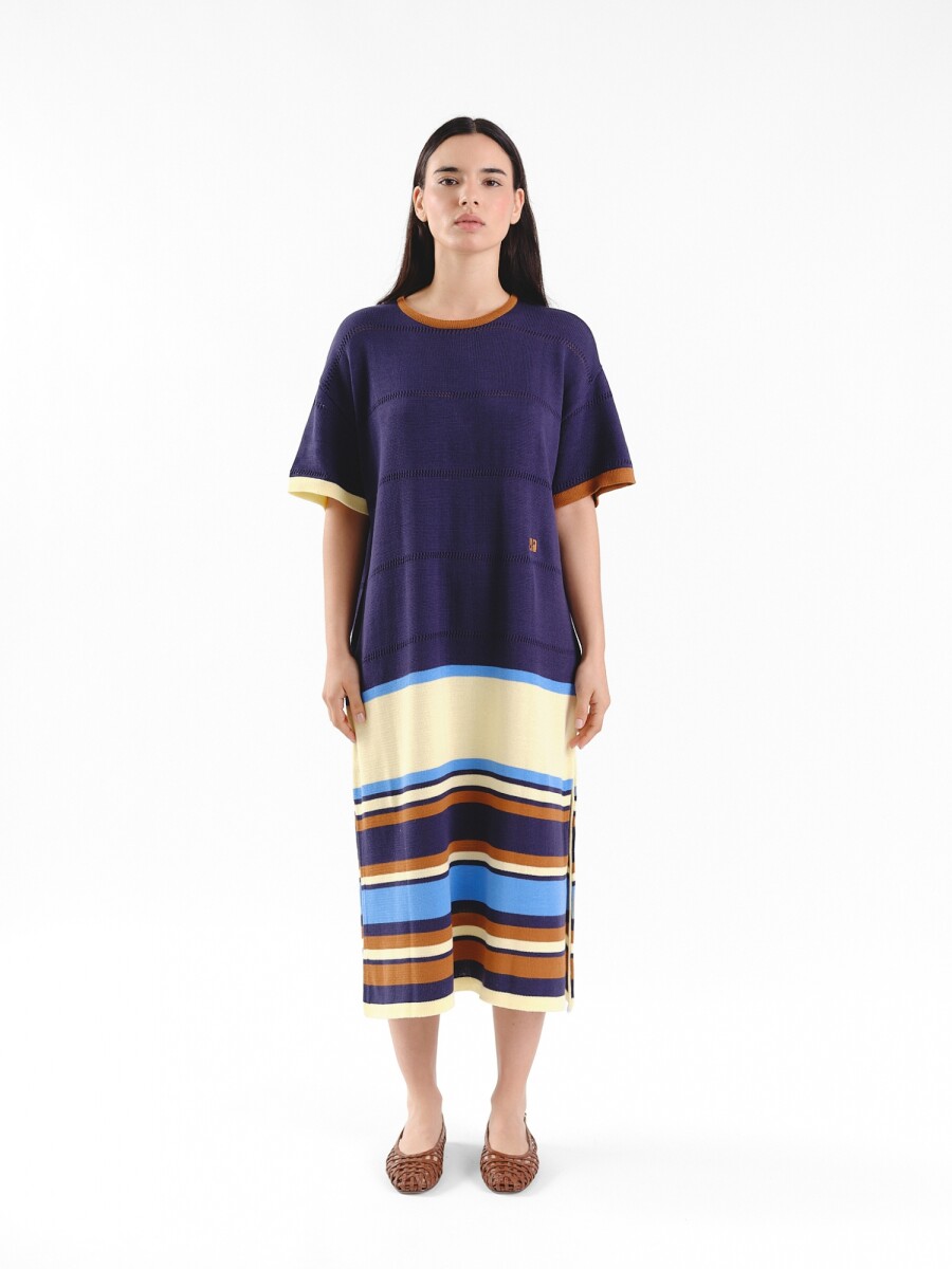 Vestido Autóctono - Azul 