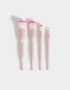 Brochas y Aplicadores It's giving... fresh start Set De Brochas Para Maquillaje - Rosa Claro