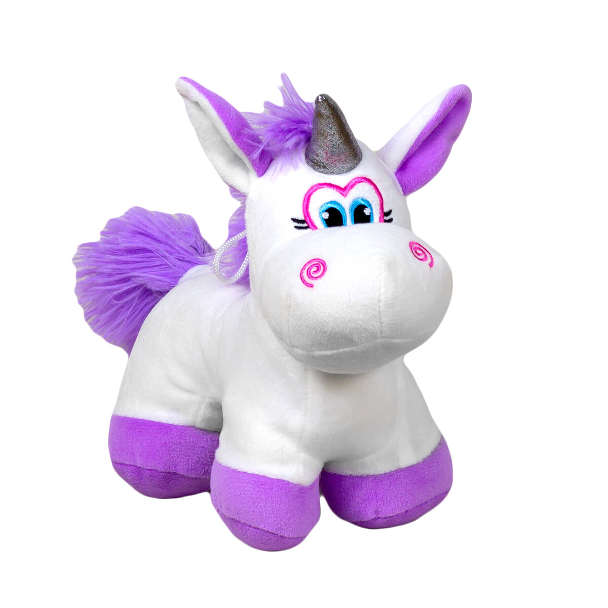 Peluche Phi Phi Toys Unicornio Blanco Parado 19 cm 