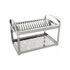 Escurridor de platos para 16 piezas Brinox en acero inox. Escurridor de platos para 16 piezas Brinox en acero inox.