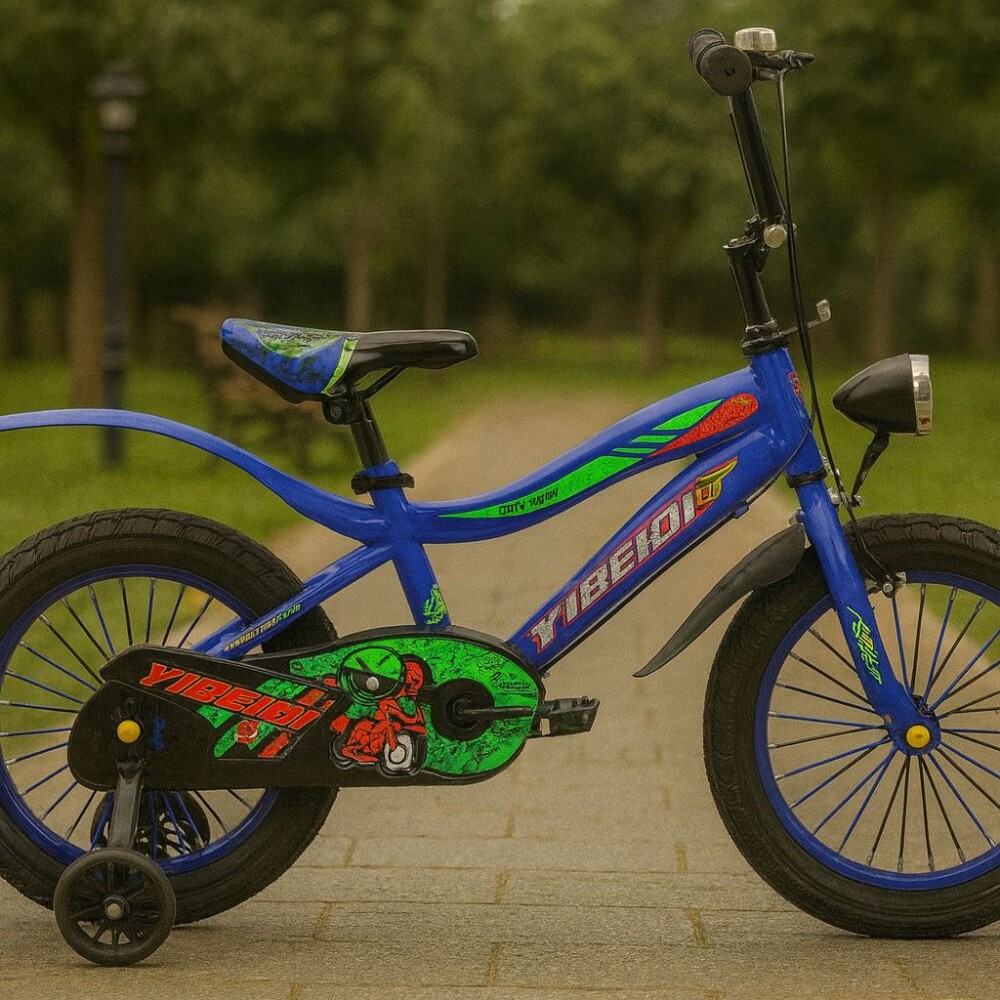 Bicicleta Fly Rodado 20 Rueditas Timbre Y Luz Azul