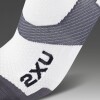 Medias Running Vectr Ultralight No Show Unisex White/grey