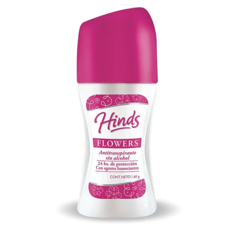 DESODORANTE HINDS ROLL-ON FLOWERSOLL-ON DESODORANTE HINDS ROLL-ON FLOWERSOLL-ON