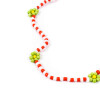 Collar flores con rojo y blanco Collar flores con rojo y blanco