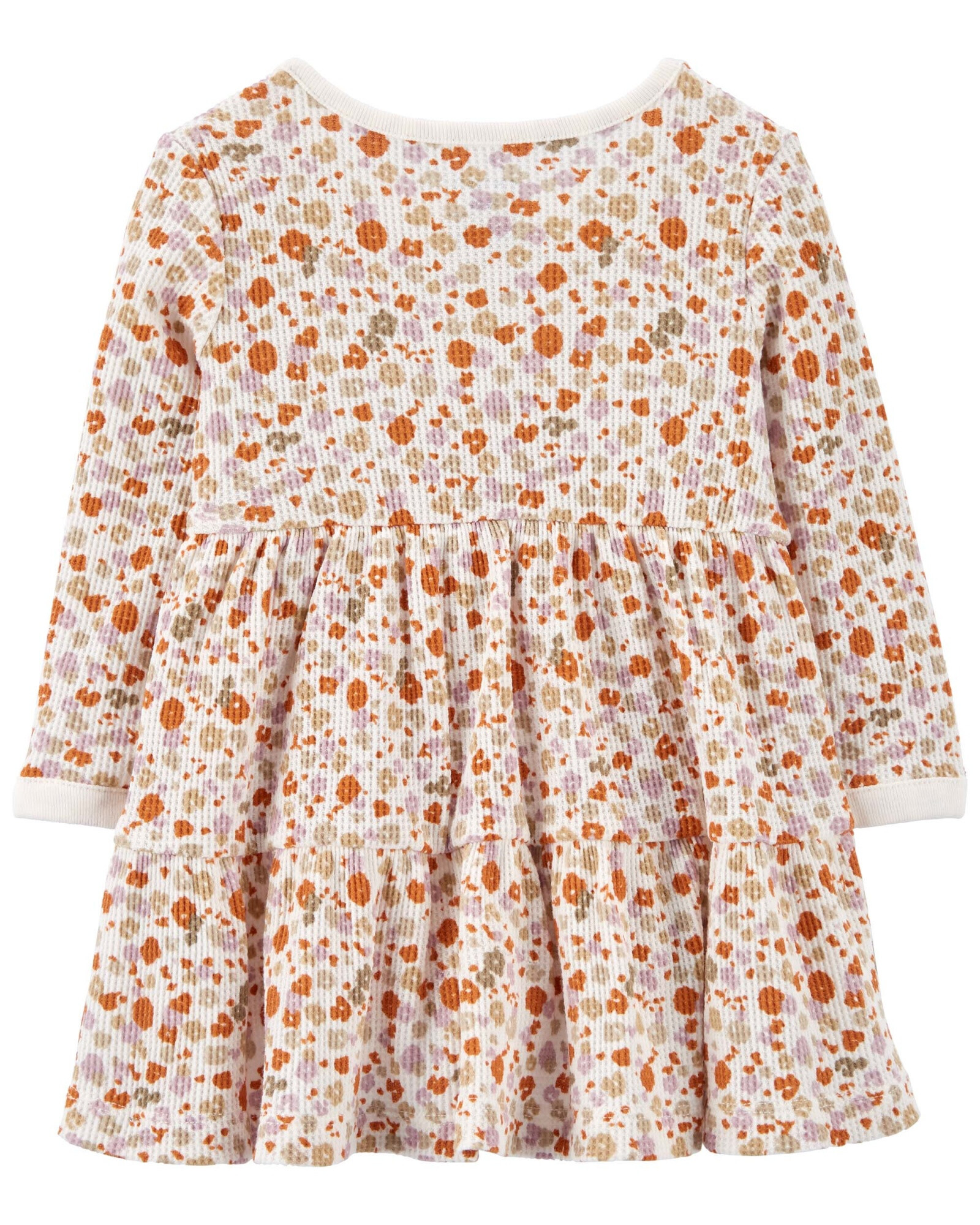 Vestido de algodón térmico, diseño floral Vestido de algodón térmico, diseño floral