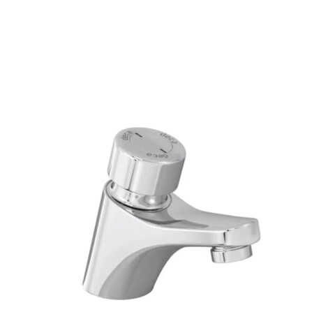 Grifería de lavatorio temporizado de mesada Decamatic Hydra cromo Brillante Grifería De Lavatorio Temporizado De Mesada Decamatic Hydra Cromo Brillante