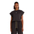 Remera de Mujer New Balance French Terry Shirt Negro