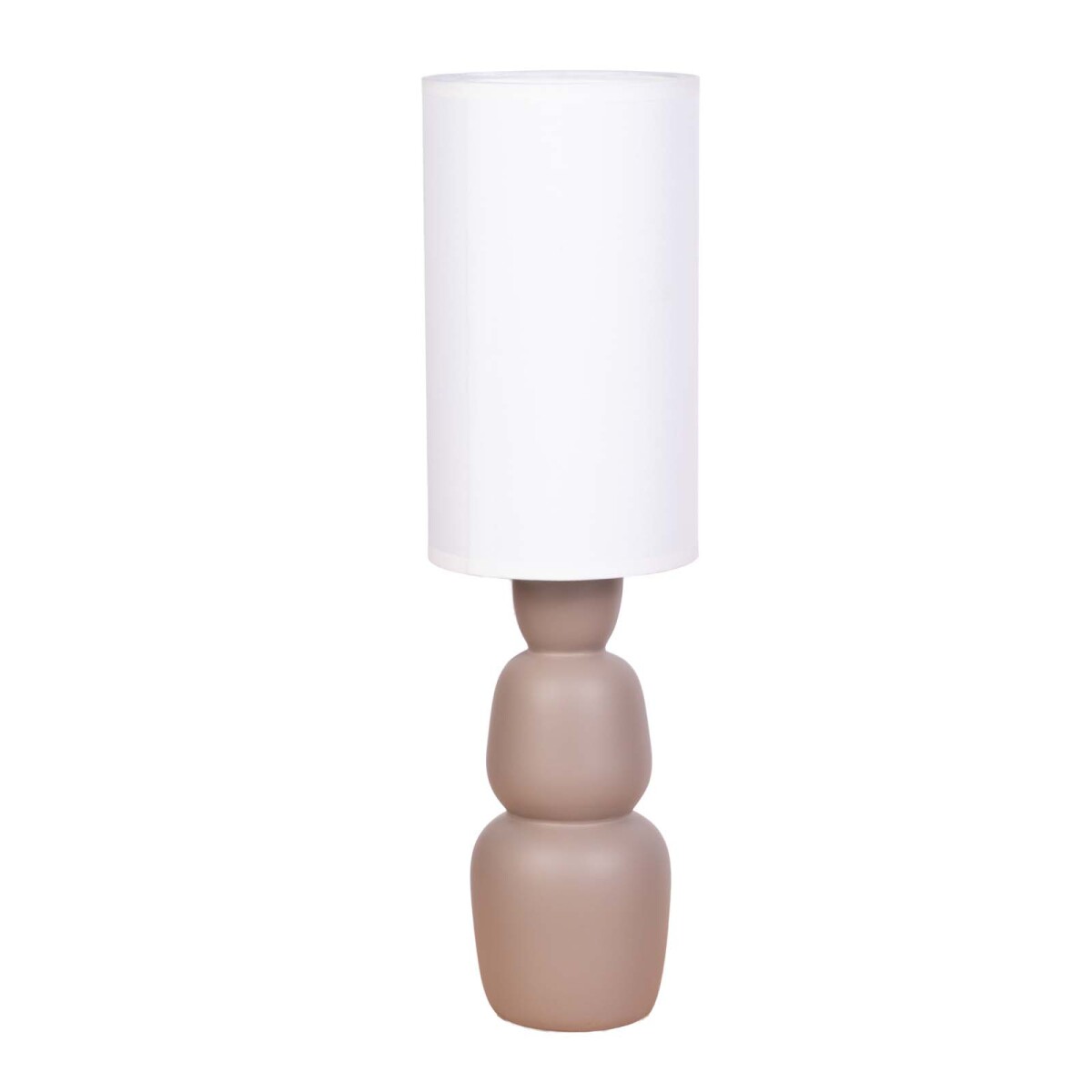 LÁMPARA DE PIE - CERAMICA MARRON AT25071 