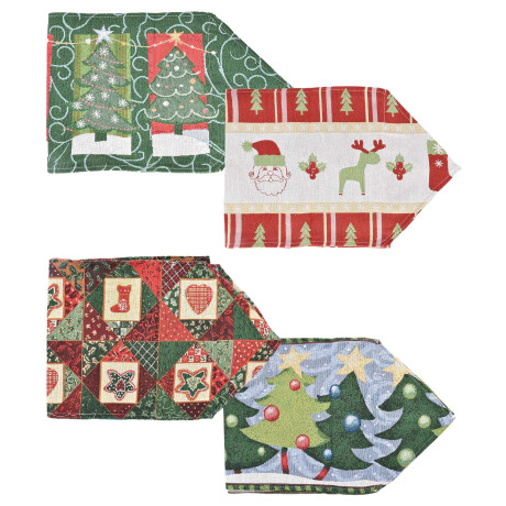 CAMINERO TELA NAVIDEÑO CON BORLAS RUSTICO 180X33CM 18730 CAMINERO TELA NAVIDEÑO CON BORLAS RUSTICO 180X33CM 18730