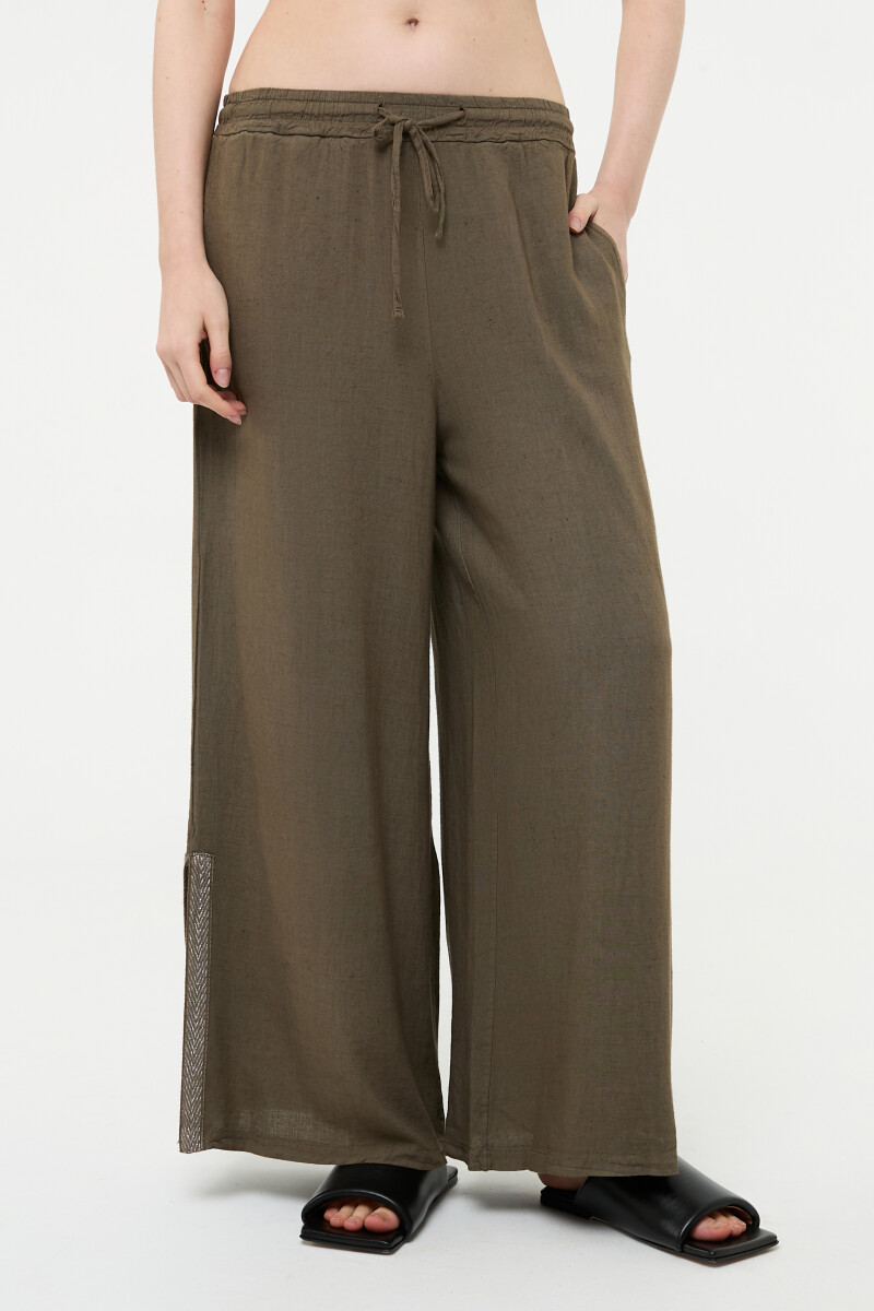 PANTALÓN AMPLIO Verde Militar