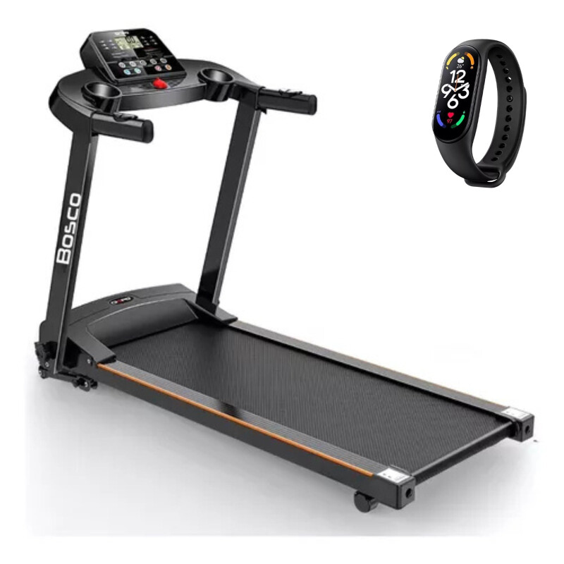 Caminadora Eléctrica Plegable Motor Dc De 2.0 Hp Negro