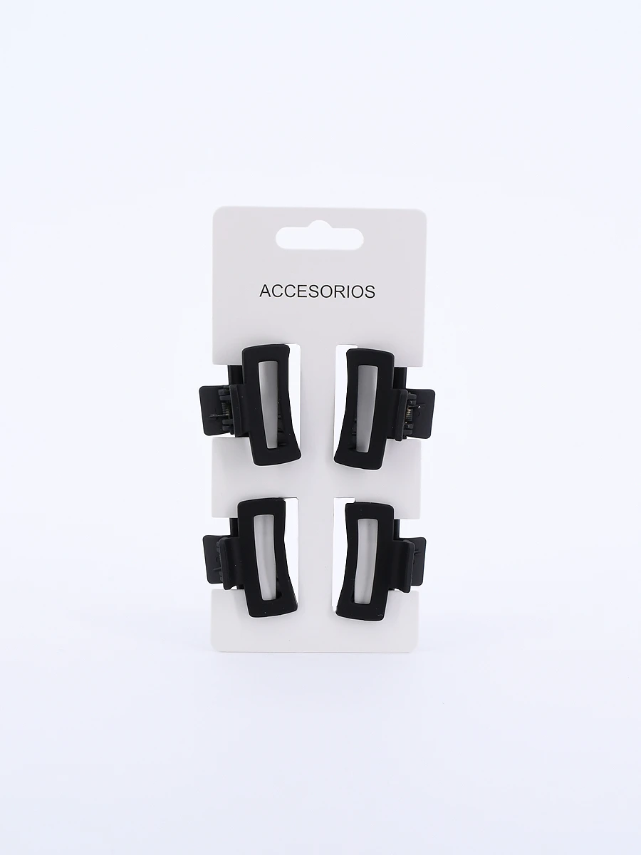 PINZAS PACK x 4 - NEGRO 