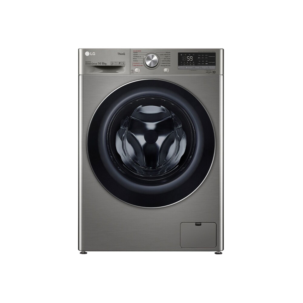 Lavasecarropas frontal LG inverter 14Kg WD14VVC4S6C Gris