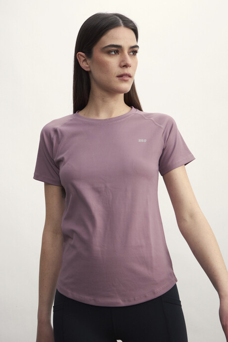 Remera dry Fit Mujer Bordó