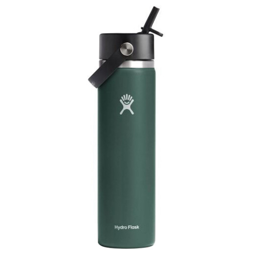 Botella Hydro Flask 24 OZ (0.71 L) WIDE FLEX STRAW CAP FIR - Verde Botella Hydro Flask 24 OZ (0.71 L) WIDE FLEX STRAW CAP FIR - Verde