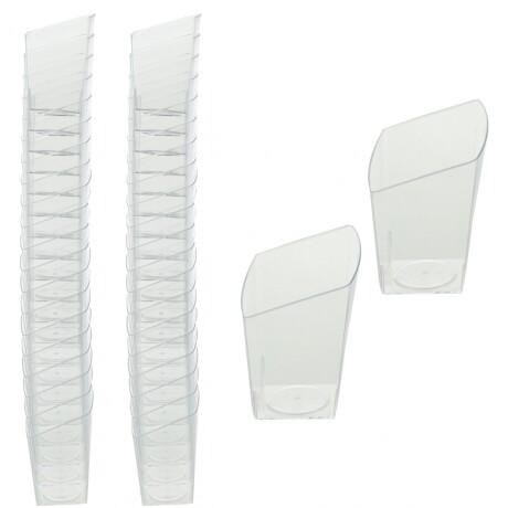 RECIPIENTES DESCARTABLES X40UDS PARA BUFFET ACRILICO 68ML RECIPIENTES DESCARTABLES X40UDS PARA BUFFET ACRILICO 68ML