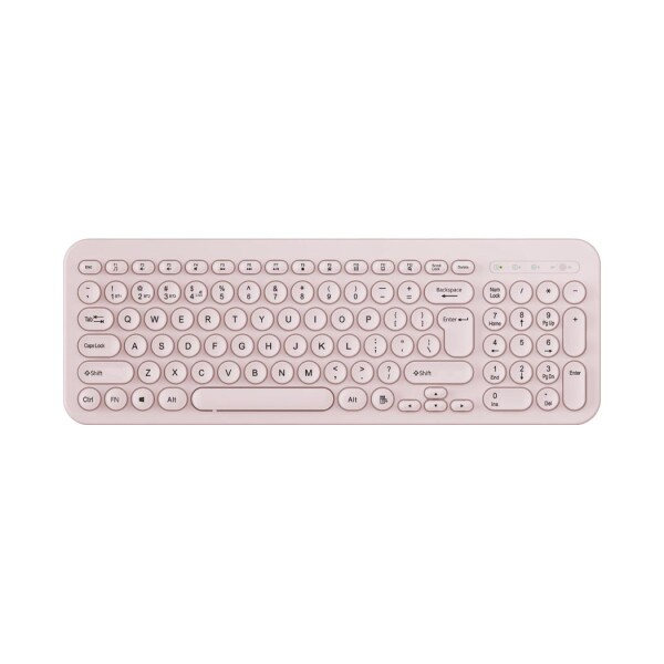 Teclado inalambrico K241 rosa