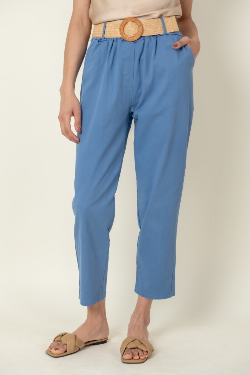 PANTALON FICUS - Baby blue 