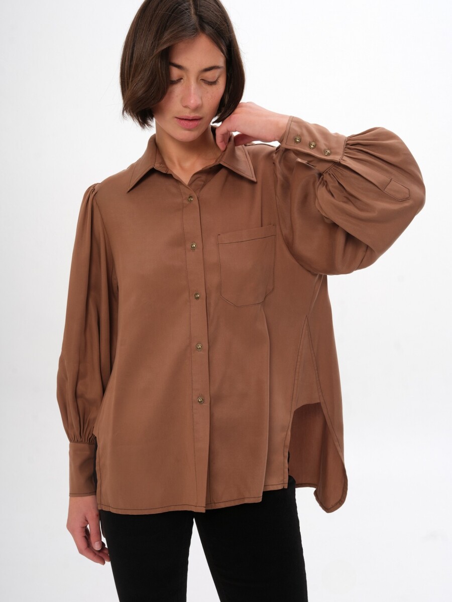 Camisa Twist - Marrón 