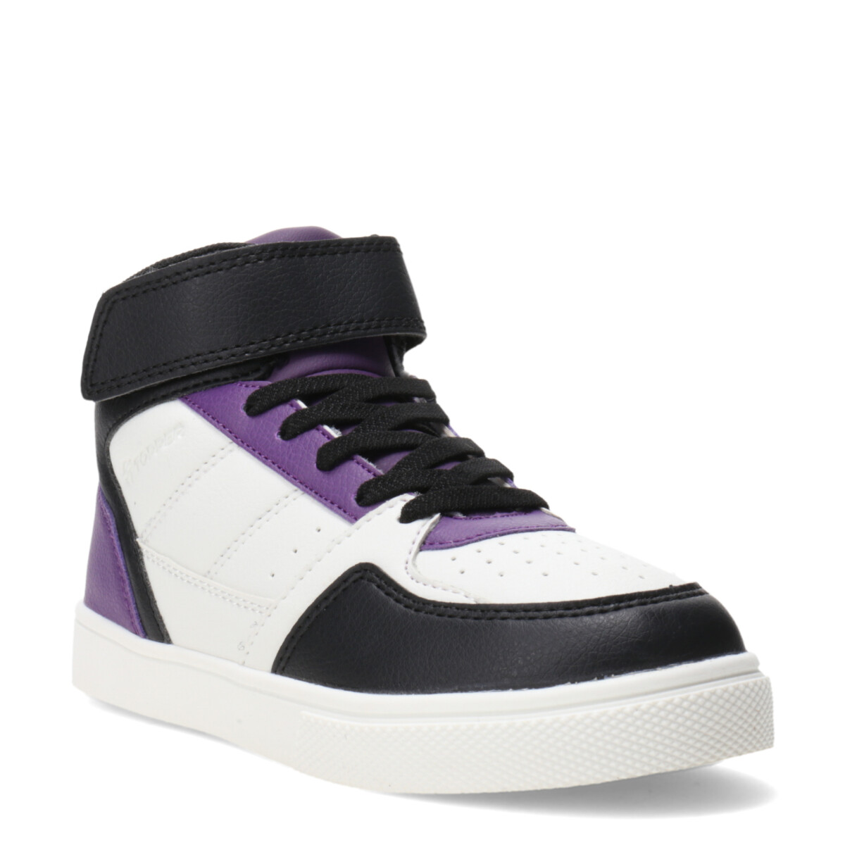 Championes Infantiles Topper Costa II Mid Topper - Blanco - Negro - Violeta 