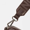 Bandolera New Penny en efecto cuero zaffiano Pistacho
