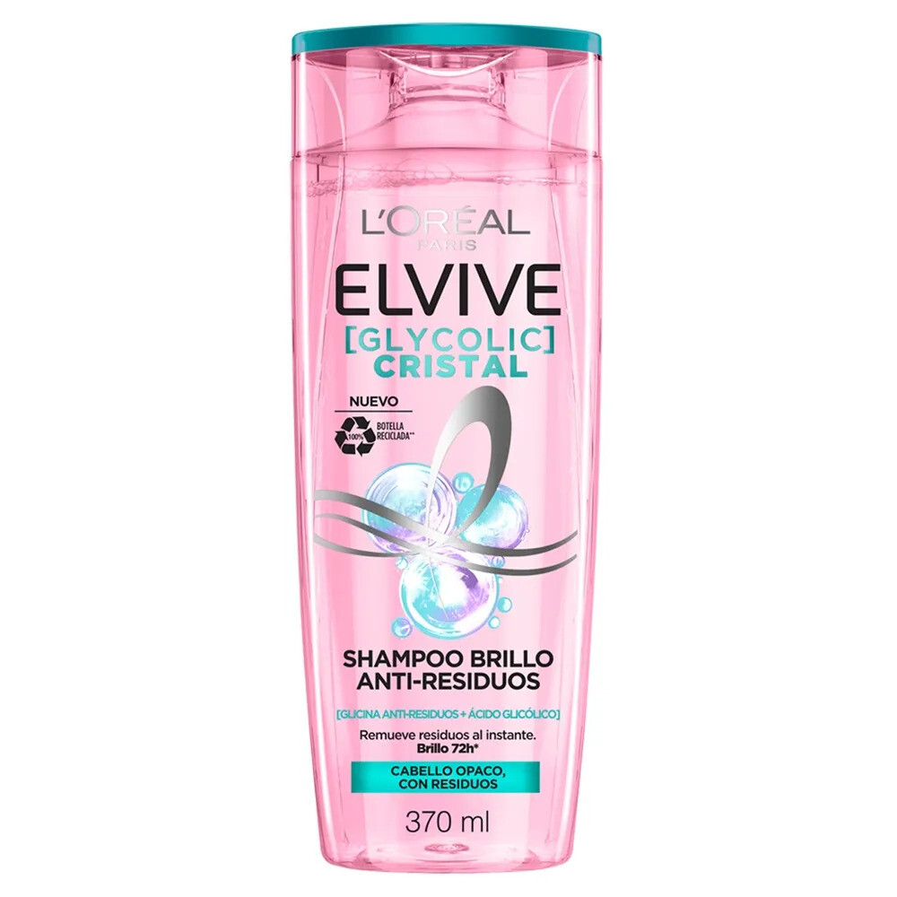 ELVIVE GLYCOLIC CRYSTAL SHAMPOO 370ML única