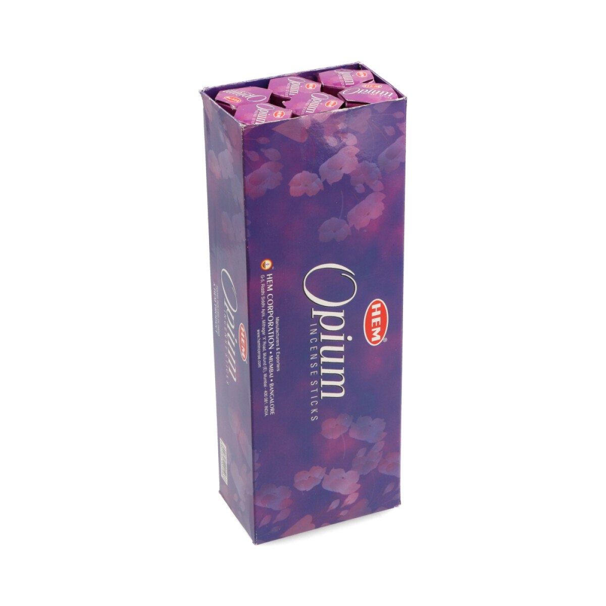 INCIENSO HEM CAJA HEXAGONAL X6 - Opium 