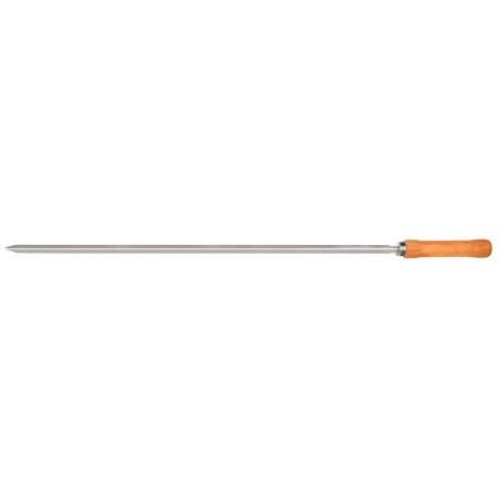 Espetón simple 65 cm para carne CROMADO