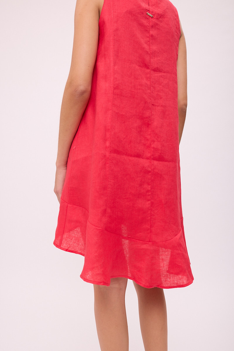 VESTIDO POLK Rojo