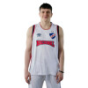 CAMISETA UMBRO DE BASKET COPA BCLA 2025 Hombre NB711350 Blanco-rojo