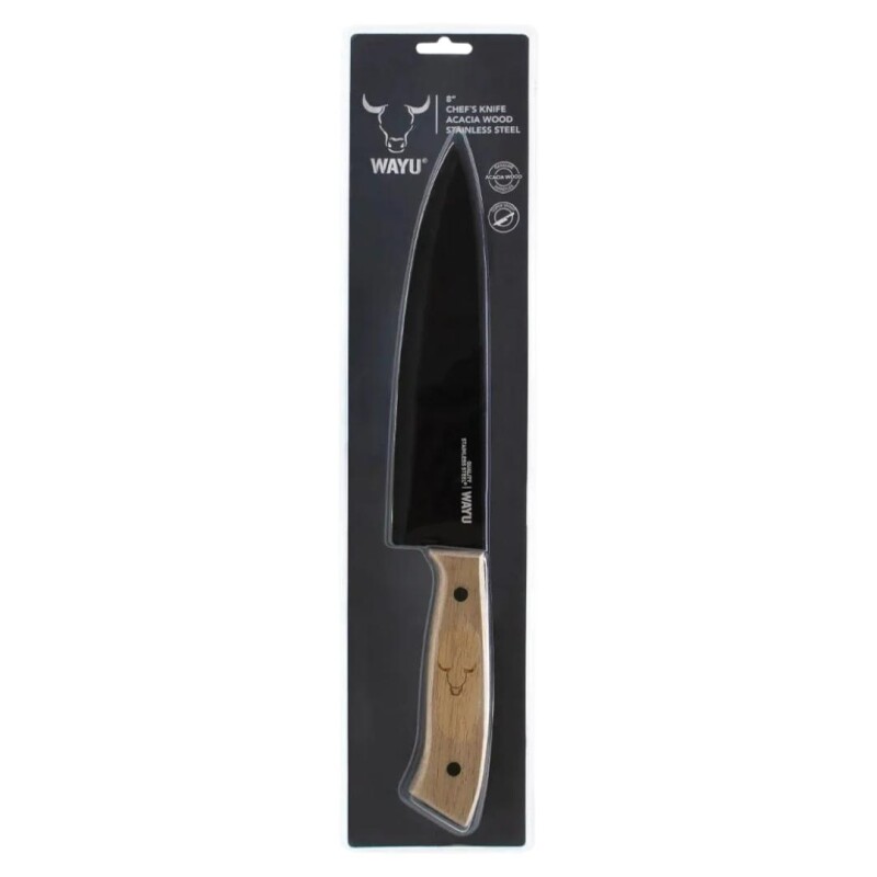 Cuchillo De Chef 8" Mango De Madera Wayu Cuchillo De Chef 8" Mango De Madera Wayu