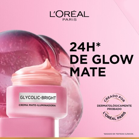 Crema L'Oréal Paris Glycolic Bright Mate Iluminadora 50g Crema L'Oréal Paris Glycolic Bright Mate Iluminadora 50g