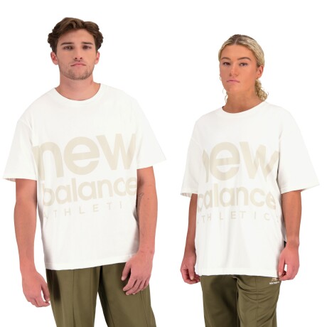Remera New Balance unisex - UT23505SST WHITE