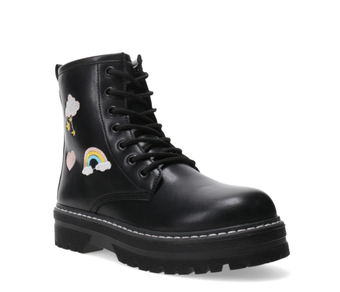 Bota LEAVEN acordonada Black