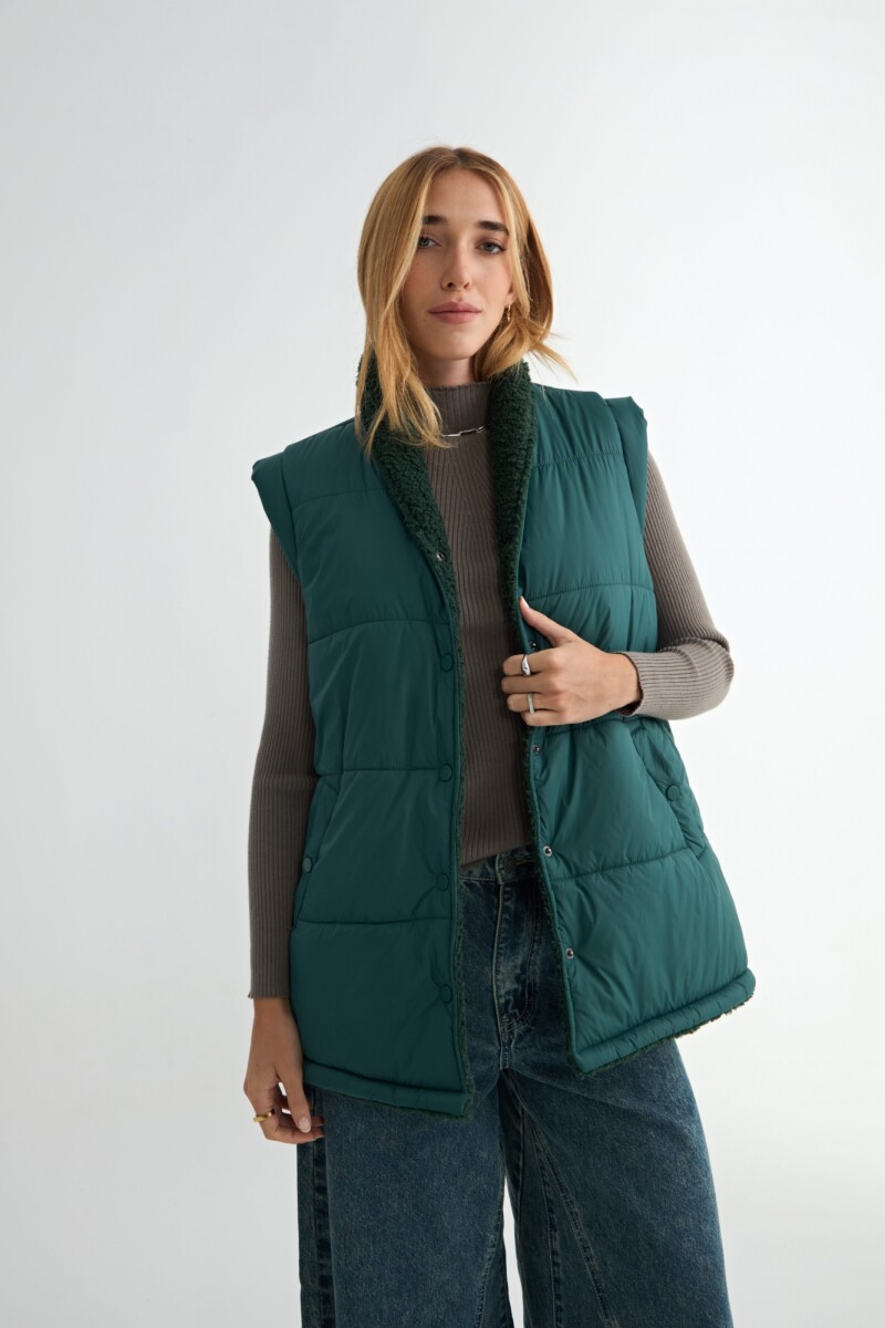 CHALECO SHERPA NOEMIE - Verde 