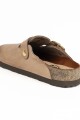Zueco liso Aspen Taupe