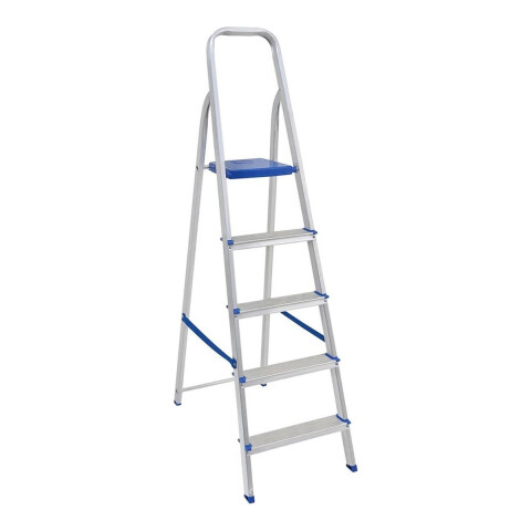 Escalera En Aluminio De 5 Escalones Plegable Mor Escalera En Aluminio De 5 Escalones Plegable Mor