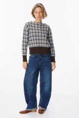 Sweater Chart Chocolate/Celeste